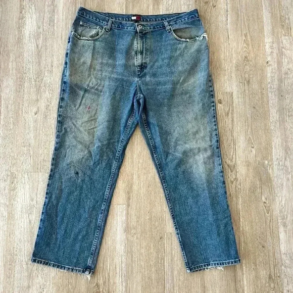 Mens Tommy Hilfiger Denim Jeans - 42x30 - Picture 1 of 9